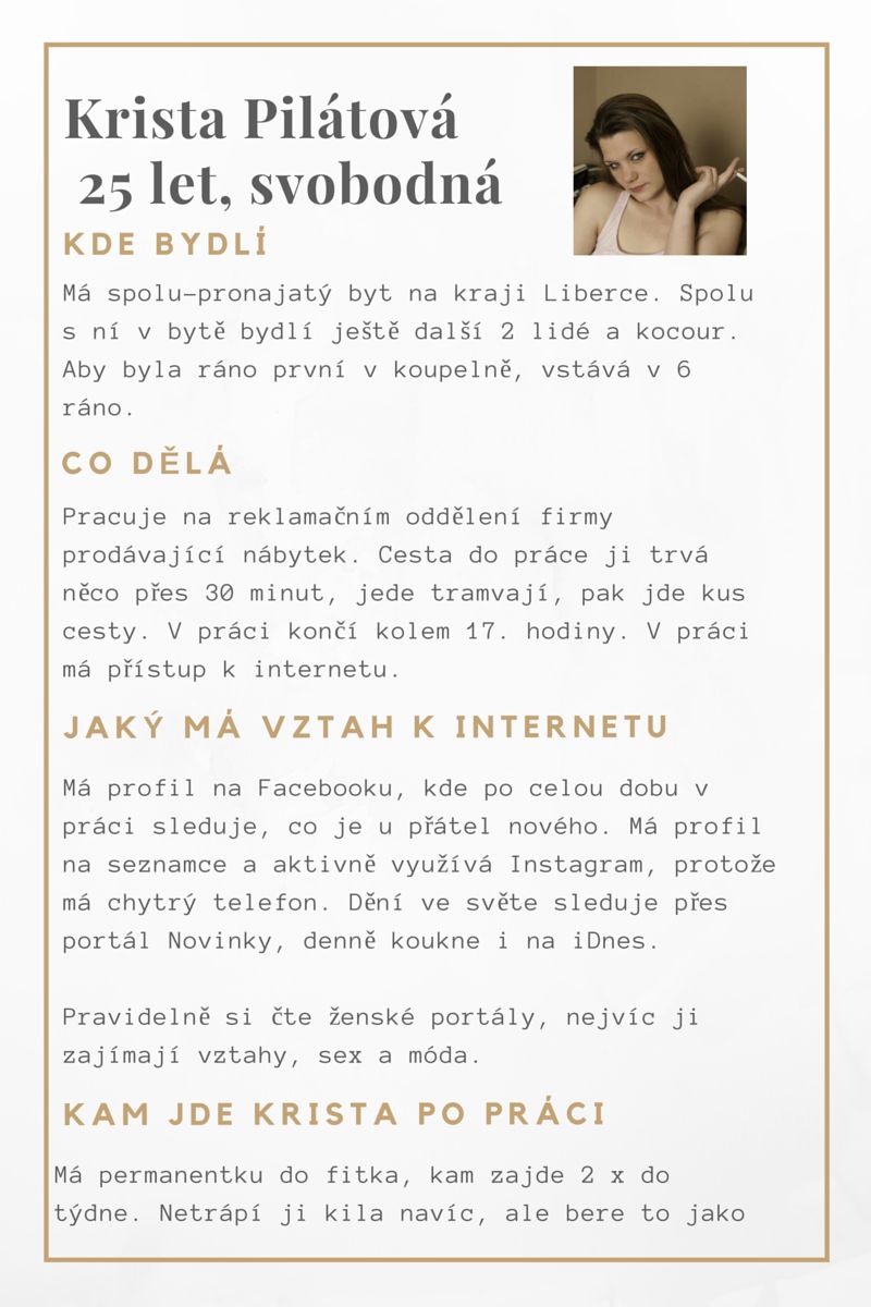 Příklady profilu webových stránek pro seznamky